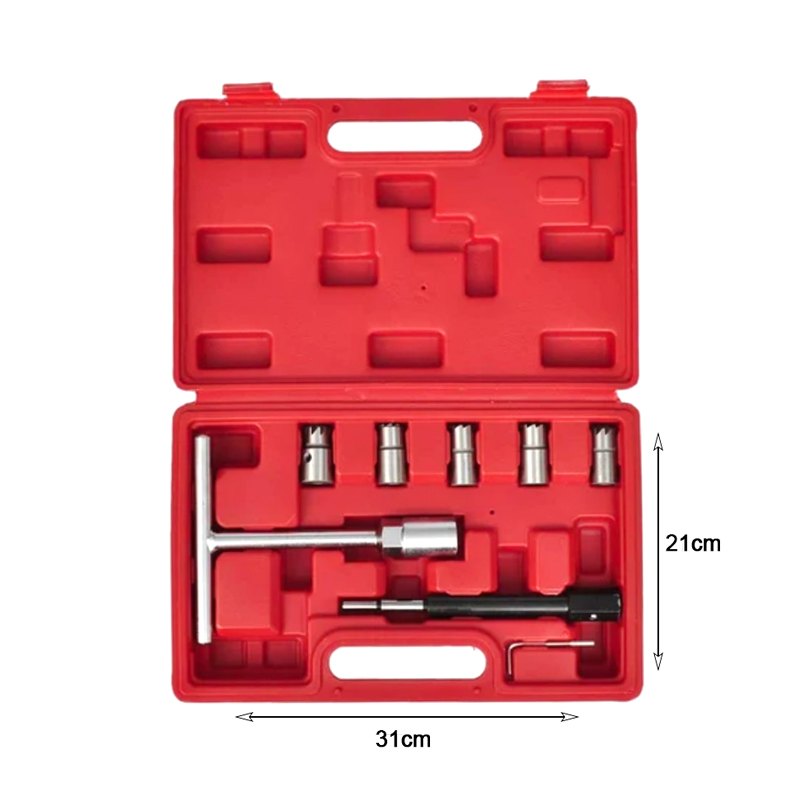 Σετ καθαρισμού μπεκ 11τμχ - Diesel Injector Seat Cutter Decarbon Cleaner Kit 11pcs