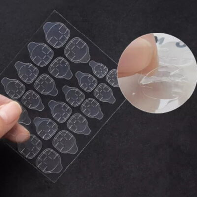 Αυτοκόλλητα Φύλλα Διπλής Όψης Για Tips Νυχιών - Sheets Nail Jelly Glue Manicure Adhesive Paste