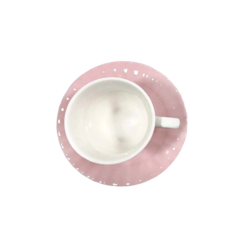 Cup and Saucer Coffee Set 6pcs