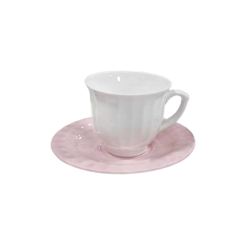 Cup and Saucer Coffee Set 6pcs