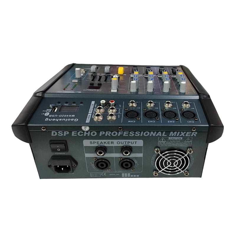 Gaolusheng MX-402D USB τετρακάναλος μίκτης ήχου - Professional Mixer Console Series