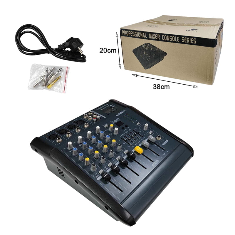 Gaolusheng MX-402D USB τετρακάναλος μίκτης ήχου - Professional Mixer Console Series