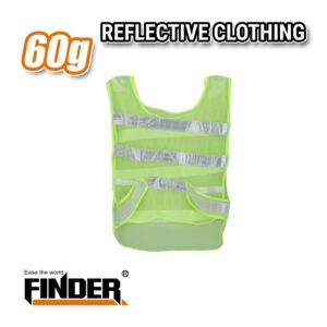 Γιλέκο ασφαλείας με ανακλαστικά - Δίχτυ - 60g - Finder - 194731