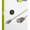 GOOBAY καλώδιο USB σε RS-232 68875, 1 Mbit/s, 1.5m, διάφανο