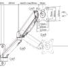 BRATECK επιτοίχια βάση LDA32-112, για οθόνη 17"-32", 9kg