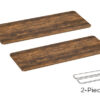 BRATECK επιφάνεια γραφείου TP12060R-2P, 120x60x1.8cm, καφέ ξύλινη