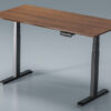BRATECK επιφάνεια γραφείου TP12060R-2P, 120x60x1.8cm, καφέ ξύλινη