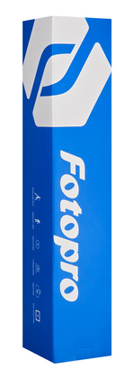 FOTOPRO τρίποδο φωτογράφισης X2 Lite, πτυσσόμενο έως 157cm, έως 4kg, μαύρο