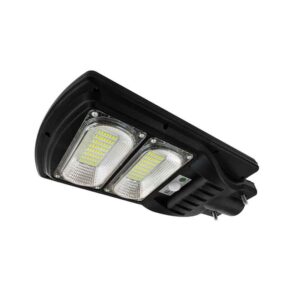 Jortan Led Αδιάβροχο Ηλιακό Φωτιστικό Δρόμου 100W με Ανιχνευτή Κίνησης Και Τηλεχειριστήριο IP66 6500K  - Solar Street Lamp